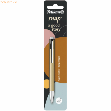 4012700817655 - Pelikan Kugelschreiber Snap Metallic Gold Blister