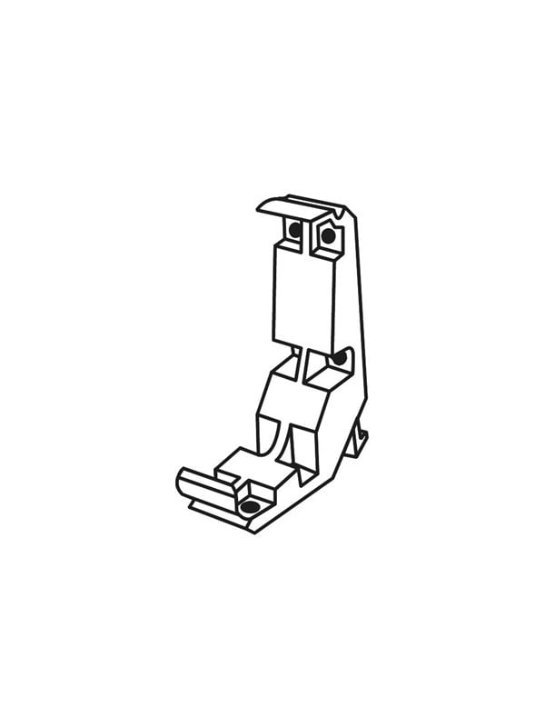 4012740121163 - Hager Profilhalter PC ABS zu M5849 Rangierkanal RK 150x110mm