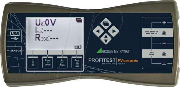 4012932124262 - PROFI PV SUN MEM - Prüfgerät für PV-Module und -Strings PROFITEST PV SUN MEMO