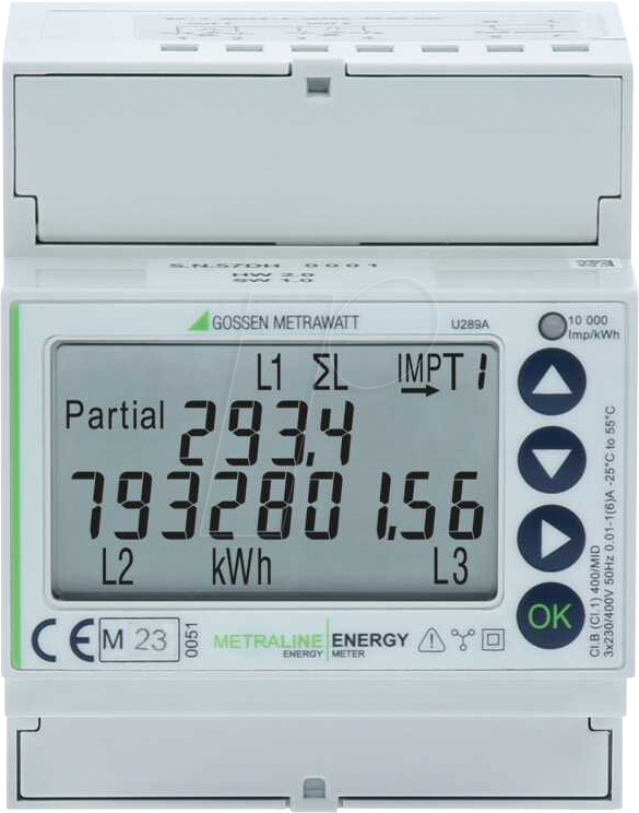 4012932134032 - Metrawatt U289D METRALINE ENERGY Drehstromzähler digital MID-konform Ja 1 St