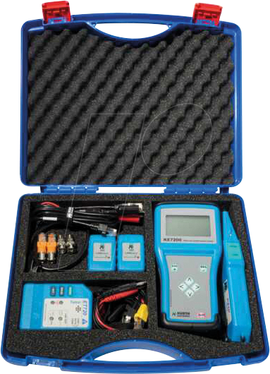 4012932136036 - KURTH KE7207 - KE7207 - Kit Netzwerktester KE7200 Telco-Leitungssucher KE701