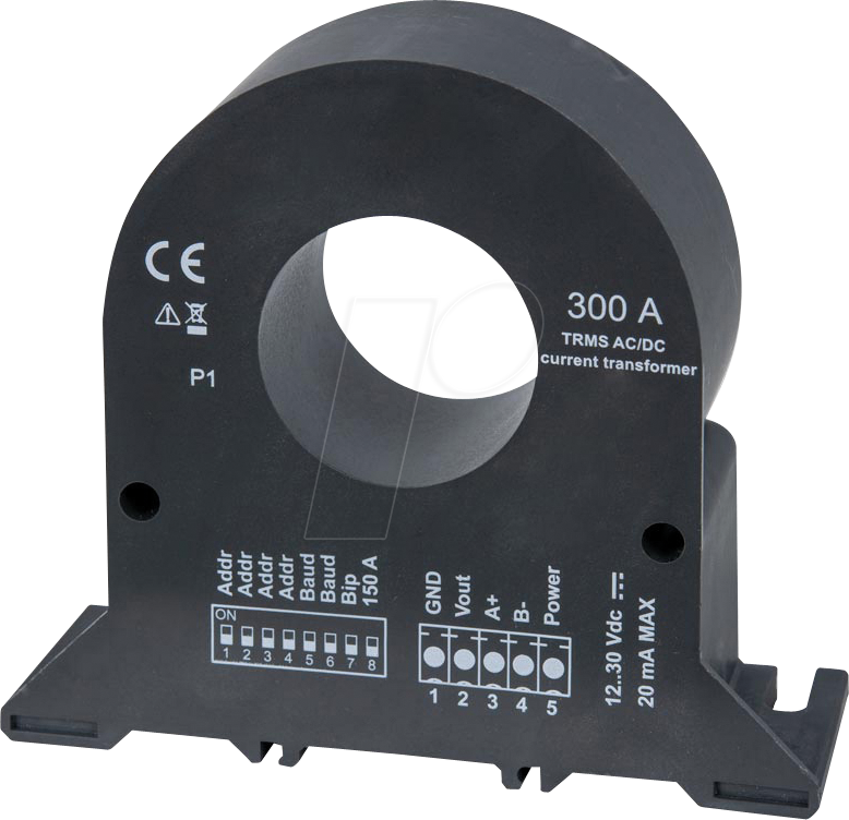 4012932508185 - CABA 179954 - Stromwandler   Messumformer 300 A AC 400 A DC Modbus