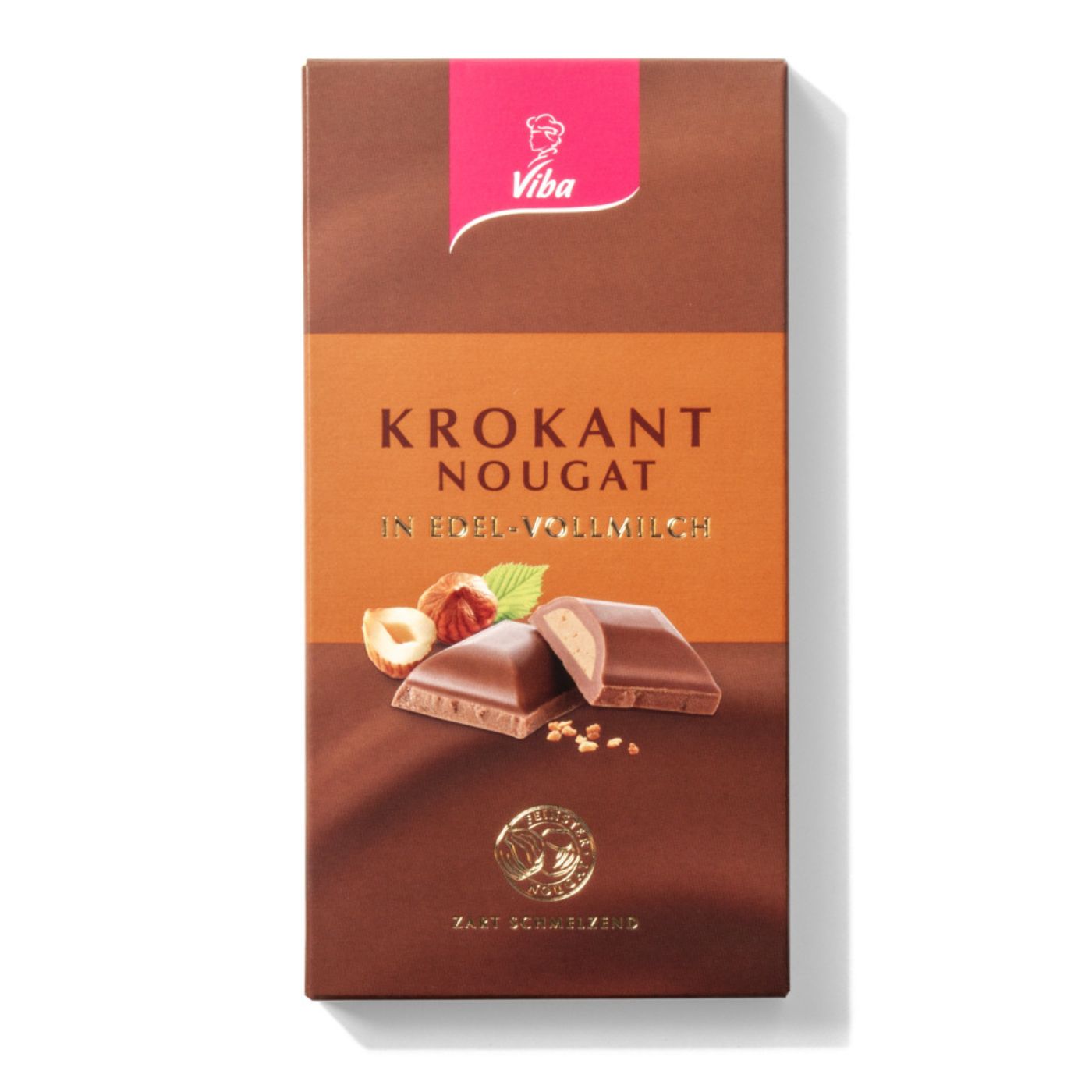 4013031004042 - Viba Nougat-Tafelschokolade Krokant 100g