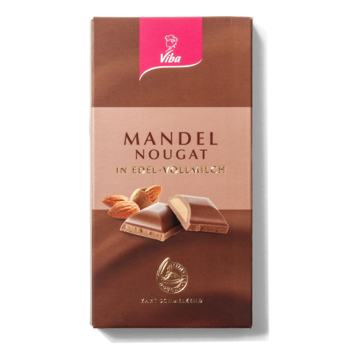 4013031004066 - Viba Nougat-Tafelschokolade Mandel 100g