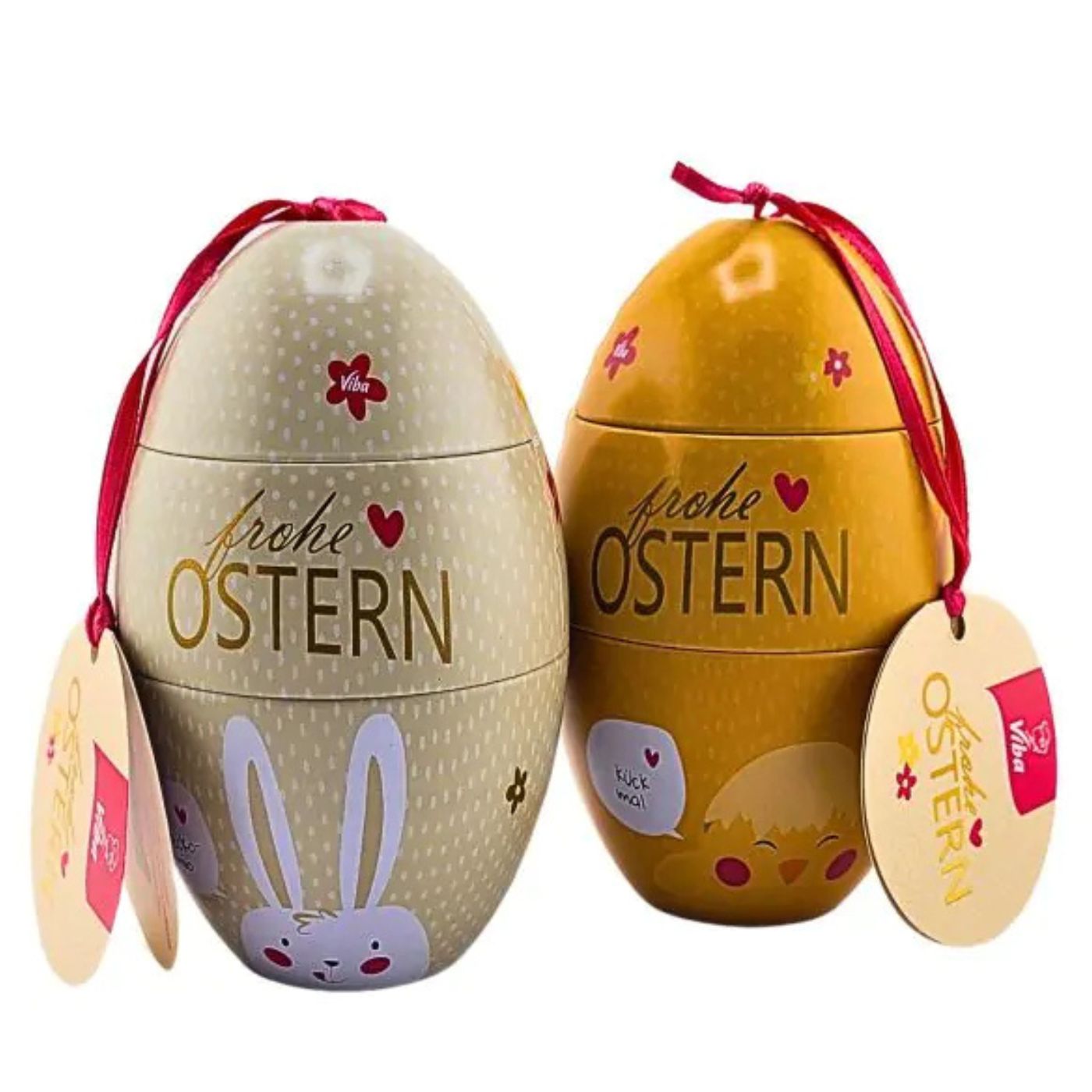 4013031618263 - Viba Osterei Süße Ostern gefüllt mit Nougat 80 g