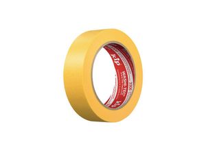 4013142608184 - Abdeckband 3308 washi-tec® Premium Plus Goldkrepp® glatt gelb Länge 50 m Breite 18 mm