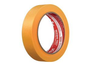 4013142808324 - FP - Abdeckband 3808 washi-tec® Premium Goldkrepp® glatt orange Länge 50 m Breite 30 mm