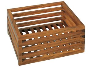 4013165165077 - Aufbewahrungsbox MÖVE ACACIA Aufbewahrungsboxen Gr B H T 28 cm x 135 cm x 28 cm braun (holzfarben) Ordnungsboxen Gitterbox aus Akazienholz