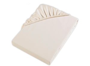 4013165817747 - Spannbettlaken MÖVE Collection Laken Gr B L 160 cm x 200 cm 1 St Satin 30 cm 160 x 200 cm beige (champagne) Spannbettlaken aus feinstem Baumwollsatin