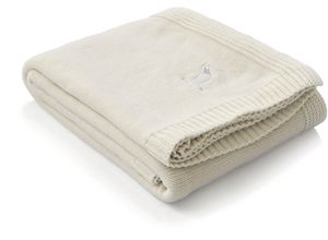 4013165947178 - Wolldecke MÖVE Cozy Strickdecke Wohndecken Gr B L 130 cm x 170 cm weiß (ivory) Wolldecken