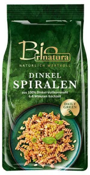 4013200253813 - Dinkel Spiralen von Bio rinatural 250g