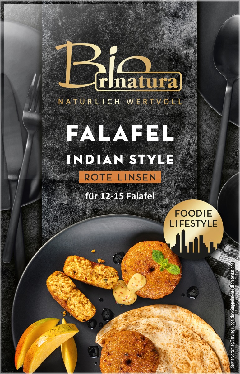 4013200256463 - Falafel Indian Style rote Linsen von Bio rinatura 150g (MHD 12082024)