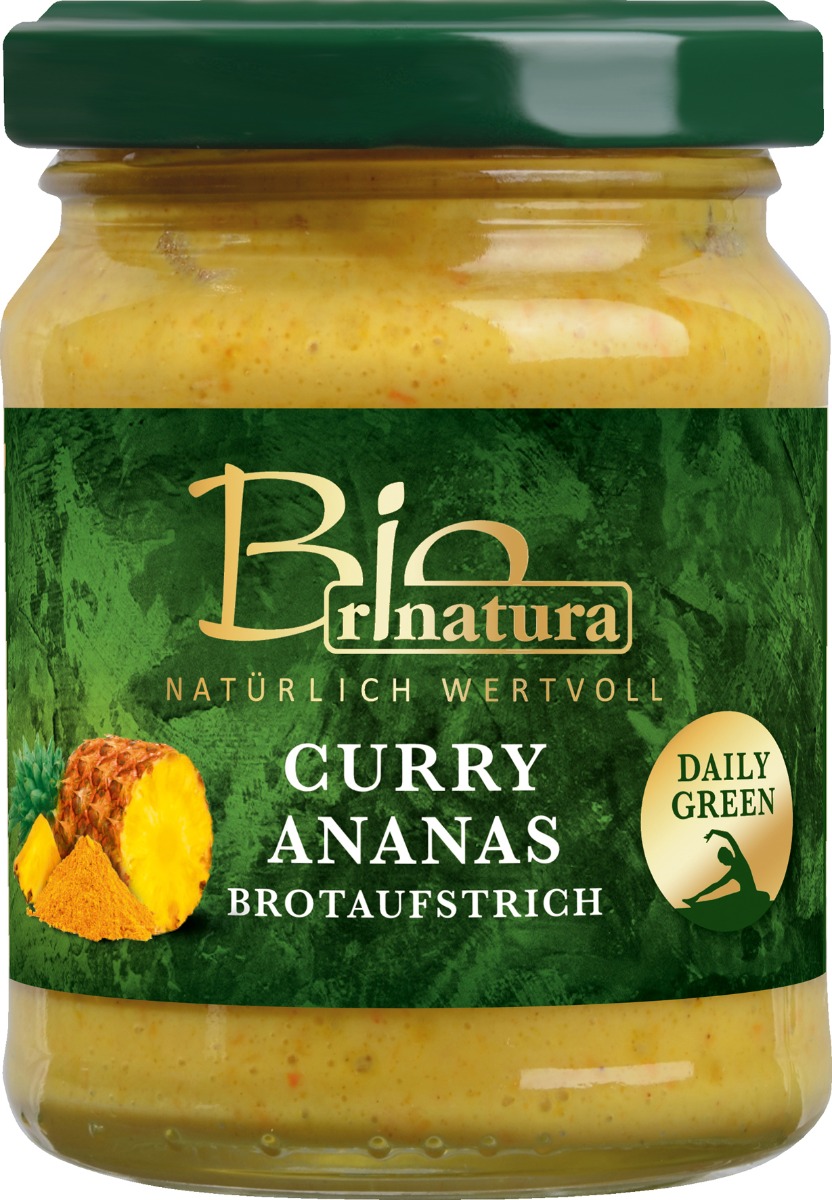 4013200257422 - BROTAUFSTRICH Curry-Ananas von Bio Rinatura 115g