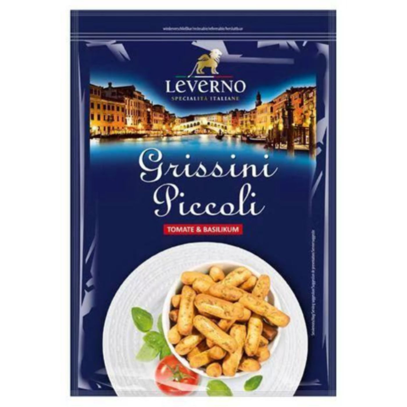 4013200332198 - Leverno Grissini Piccoli Tomate & Basilikum 100g (MHD 30092024)