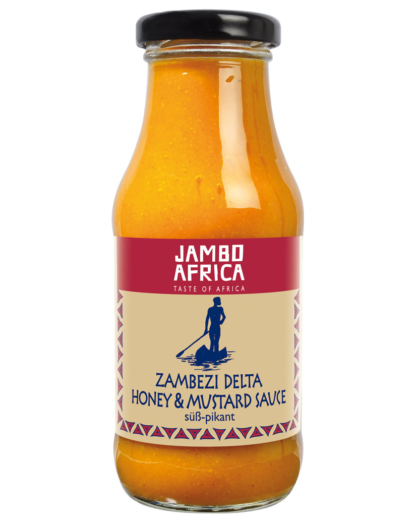 4013200500047 - ZAMBEZI DELTA HONEY & MUSTARD SAUCE von Jambo Africa 250ml