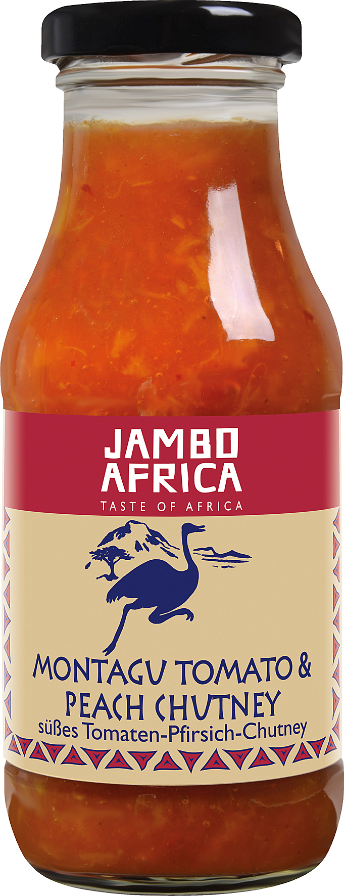 4013200504045 - Montagu Tomato & Peach Chutney von Jambo Africa 275g