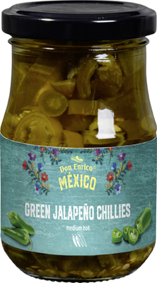 4013200754631 - JALAPENO CHILLIS medium hot von Don Enrico Mexico 190g