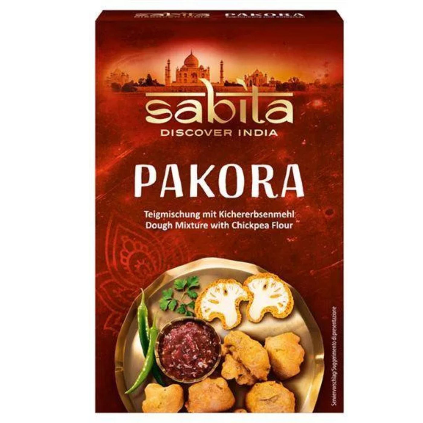 4013200860752 - Sabita Pakora Teigmischung mit Kichererbsenmehl 150g