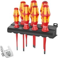 4013288218605 - Kraftform VDE 7 Heavy Metal 2 VDE Screwdriver set 8-piece Pozidriv Phillips Slot TORX