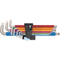 4013288221360 - 3950 9 Hex-Plus Multicolour Imperial Stainless 1 Innen-Sechskant Winkelschraubendreher-Set 9tei - Wera