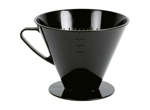 4013291450351 - Wüllner&kaiser - Kaffeehandfilter 1x6 mit 2 Löchern schwarz