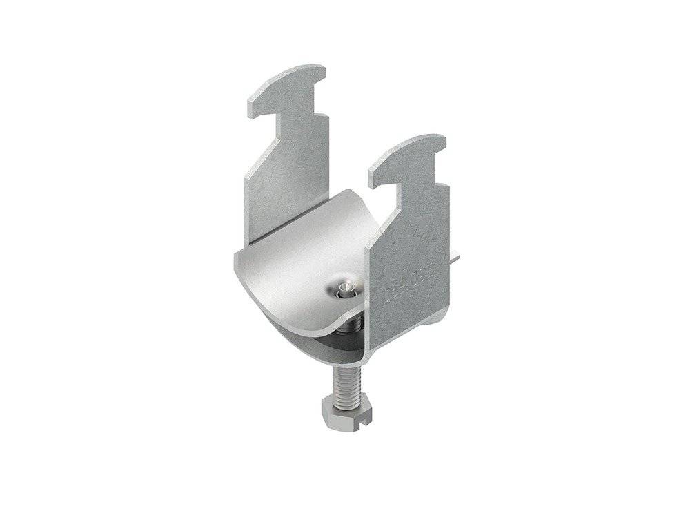 4013339048403 - NIED Hammerfuss-Bügelschelle 42-46mm B46 ** mit Stahldruckwanne für 1 Kabel