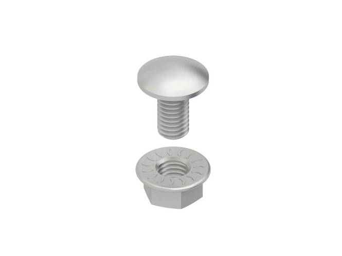 4013339206209 - NIED Flachrundschraube FLM6X12 ** Flm 6x12 (Inhalt 10 Stück)