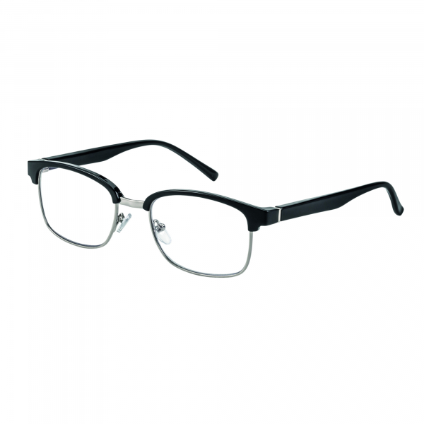 4013459456348 - Lesebrille Palermo F4563480 schwarz silber +20 Dioptrien 4013459456348 Filtral