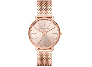 4013496283877 - Quarzuhr MICHAEL KORS PYPER MK4340 Armbanduhren rosegold (roségoldfarben) Damen Quarzuhren Armbanduhr Damenuhr Glassteine Edelstahlarmband