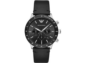 4013496528480 - Chronograph EMPORIO ARMANI AR11243 Armbanduhren schwarz Herren Hochzeitsmode Quarzuhr Armbanduhr Herren Stoppfunktion Datum 1224-Std-Anzeige