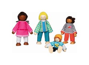 4013594514637 - Flexible Dolls Intercultural Family 4pcs