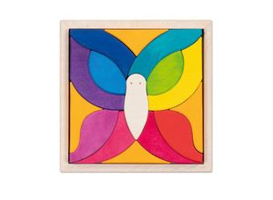 4013594583527 - Wooden Building Blocks Butterfly Mariposa 11 pieces