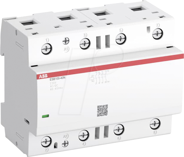 4013614533228 - ESB100-40N-6 - Installationsschütz 4S 0Ö 230 V AC DC