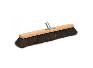 4013648002455 - - Kehrbesen Arenga Besen 60 cm Arengabesen mit Metallhalter verzinkt 24 mm