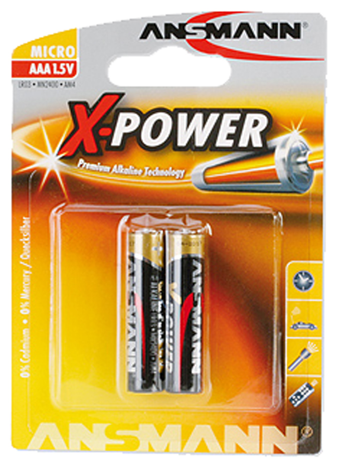 4013674003778 - Alkaline Batterie X-Power Micro AAA 2er Blister