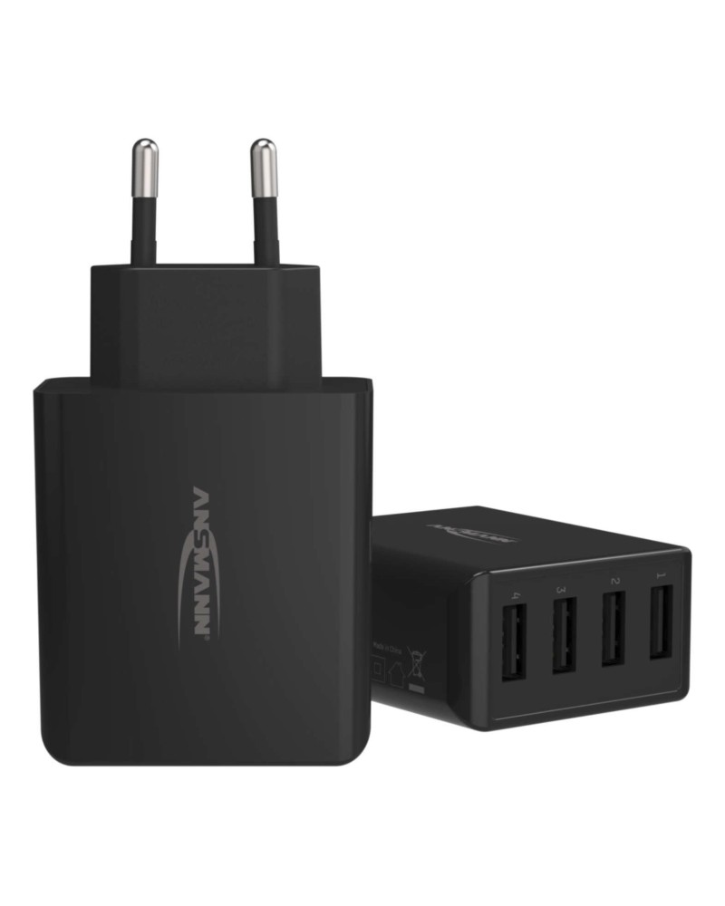 4013674176533 - HomeCharger HC430 USB-Ladegerät 30 W Steckdose Ausgangsstrom (max) 6000 mA Anzahl Ausgänge 4 x USB 20 Buchse A