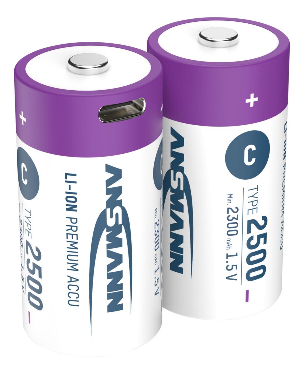 4013674193981 - 2 ANSMANN Akkus 2500 Baby C 2300 mAh  4013674193981 ANSMANN 2 Stück