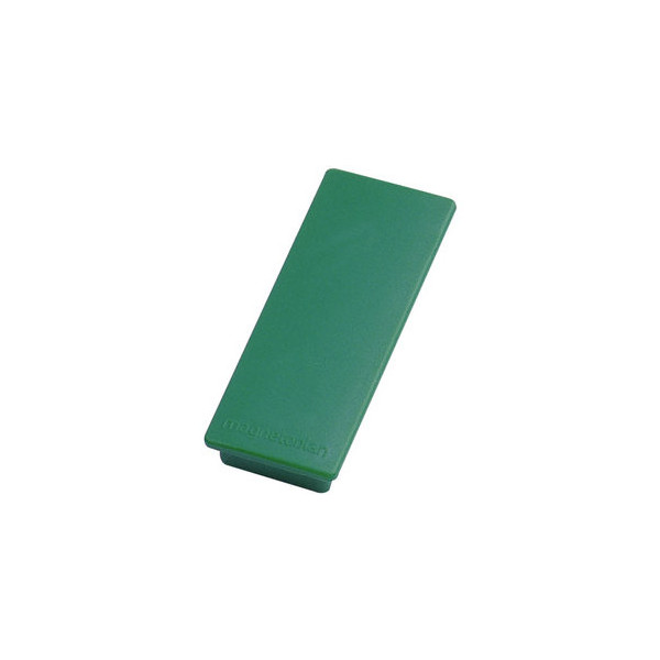 4013695011165 - Haftmagnete 1665105 eckig 22x55mm (BxL) grün 1300g Haftkraft 4013695011165 magnetoplan 1665105 10 Stück