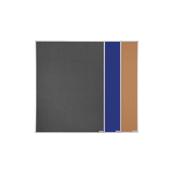 4013695019109 - Pinnwand 11008B01 150x120cm Filz + Filz (beidseitig) Aluminiumrahmen grau + grau 4013695019109 - Pinnwand 11008B01 150x120cm Filz + Filz (beidseitig) Aluminiumrahmen grau + grau