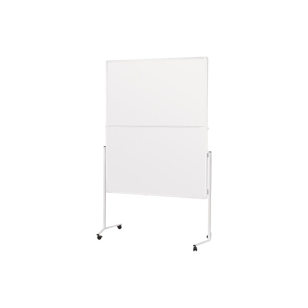 4013695033198 - Moderationstafel 2111300 120x150cm Karton + Karton (beidseitig) pinnbar mit Rollen weiß + weiß 4013695033198 Magnetoplan