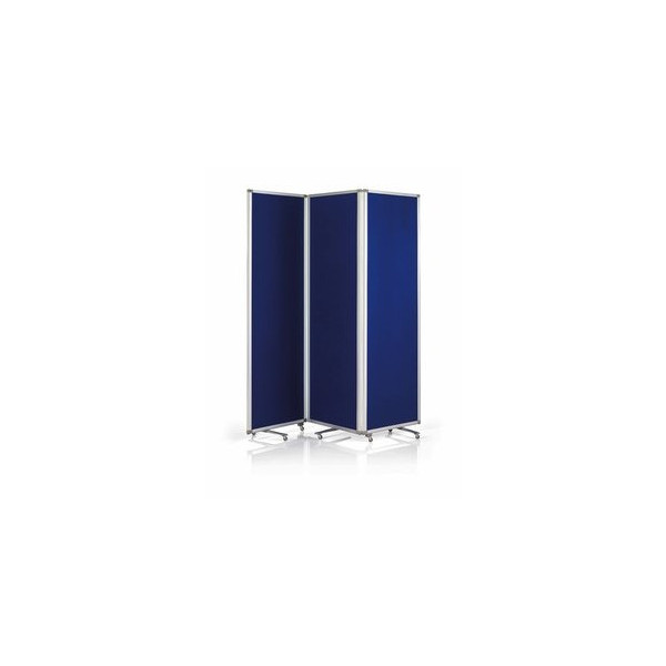 4013695034645 - Pinnwand 1105303 60x180cm Filz + Filz (beidseitig) Aluminiumrahmen blau + blau