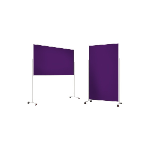 4013695062532 - Design-Moderationstafel VarioPin Tafelformat 1800 x 1000 mm Filz violett