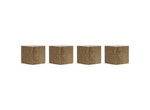 4013695067261 - Magnet Wood Series Cube 1665351 20x20x20mm Walnuss 4St 4013695067261 4 Stück