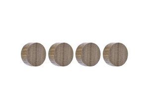 4013695067308 - Magnet Wood Series Circle 1665451 30mm Walnuss 4St 4013695067308 4 Stück