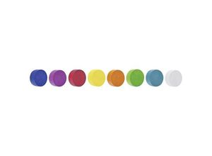 4013695067315 - Magnetoplan Magnet Circle (Ø) 30 mm Blau Pink Rot Orange Gelb Grün Blau-Grün Weiß 8 St 16654810