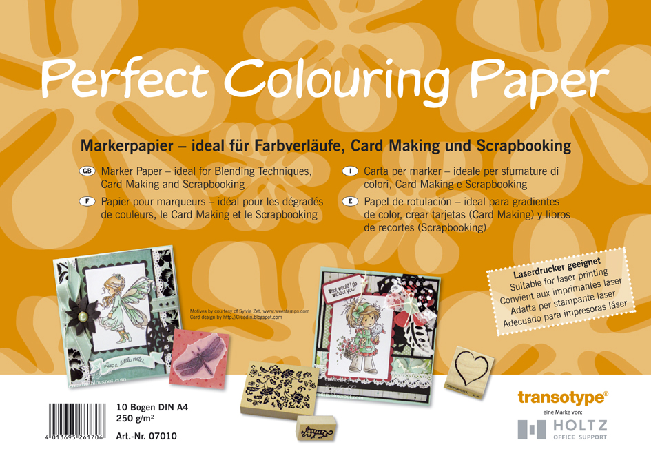 4013695261966 - Perfect Colouring Paper A3 10 Blatt 250 gm² 40136