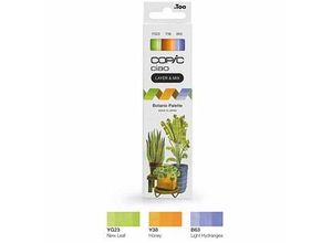 4013695266770 - COPIC Ciao Botanic Palette Layoutmarker-Set farbsortiert 10 + 60 mm 4013695266770 COPIC 3 Stück