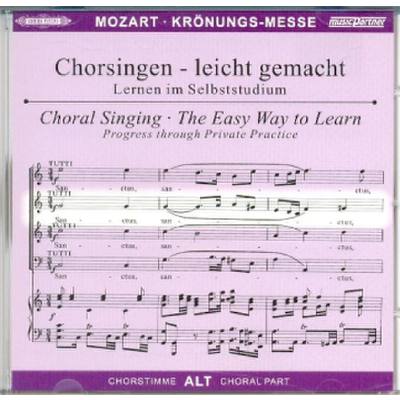 4013788003466 - Krönungsmesse KV 317 Chorstimme Alt 1 Audio-CD - Wolfgang Amadeus Mozart (Hörbuch) 4013788003466 - Krönungsmesse KV 317 Chorstimme Alt 1 Audio-CD - Wolfgang Amadeus Mozart (Hörbuch)