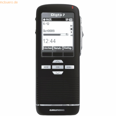 4013835530945 - Diktiergerät Digita 7 digital 2GB schwarz