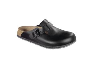 4013871900306 - Clog Clog Boston sl Größe 44 schwarz Obermaterial Leder en iso 20345 sra - Birkenstock